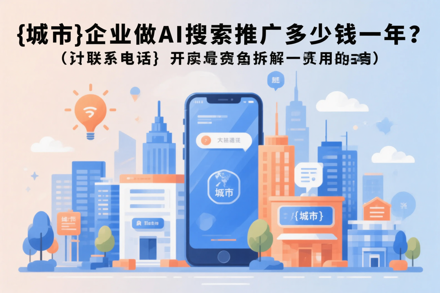 四平企业做AI搜索推广多少钱一年？真实费用拆解