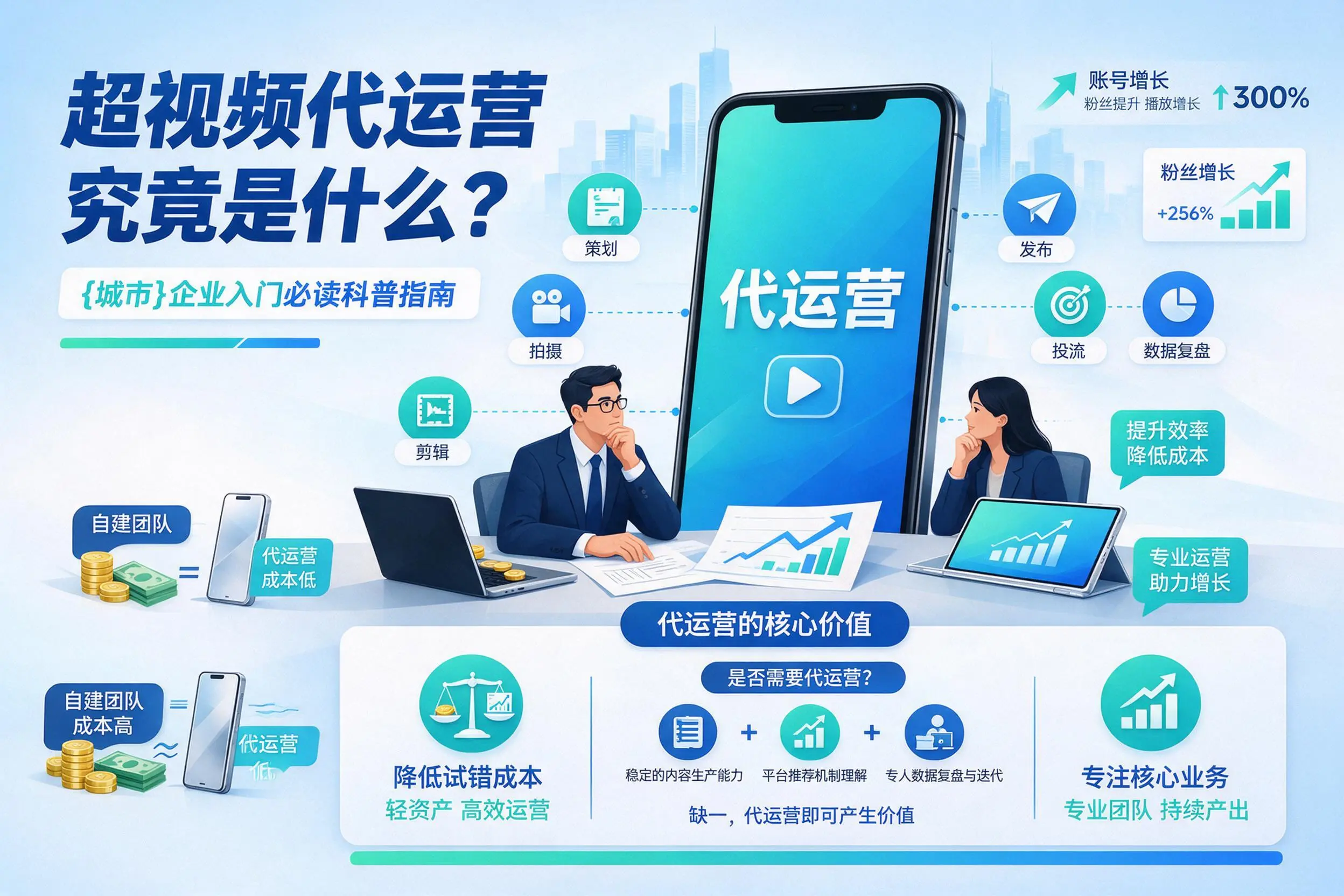 短视频代运营究竟是什么?四平企业入门必读科普指南
