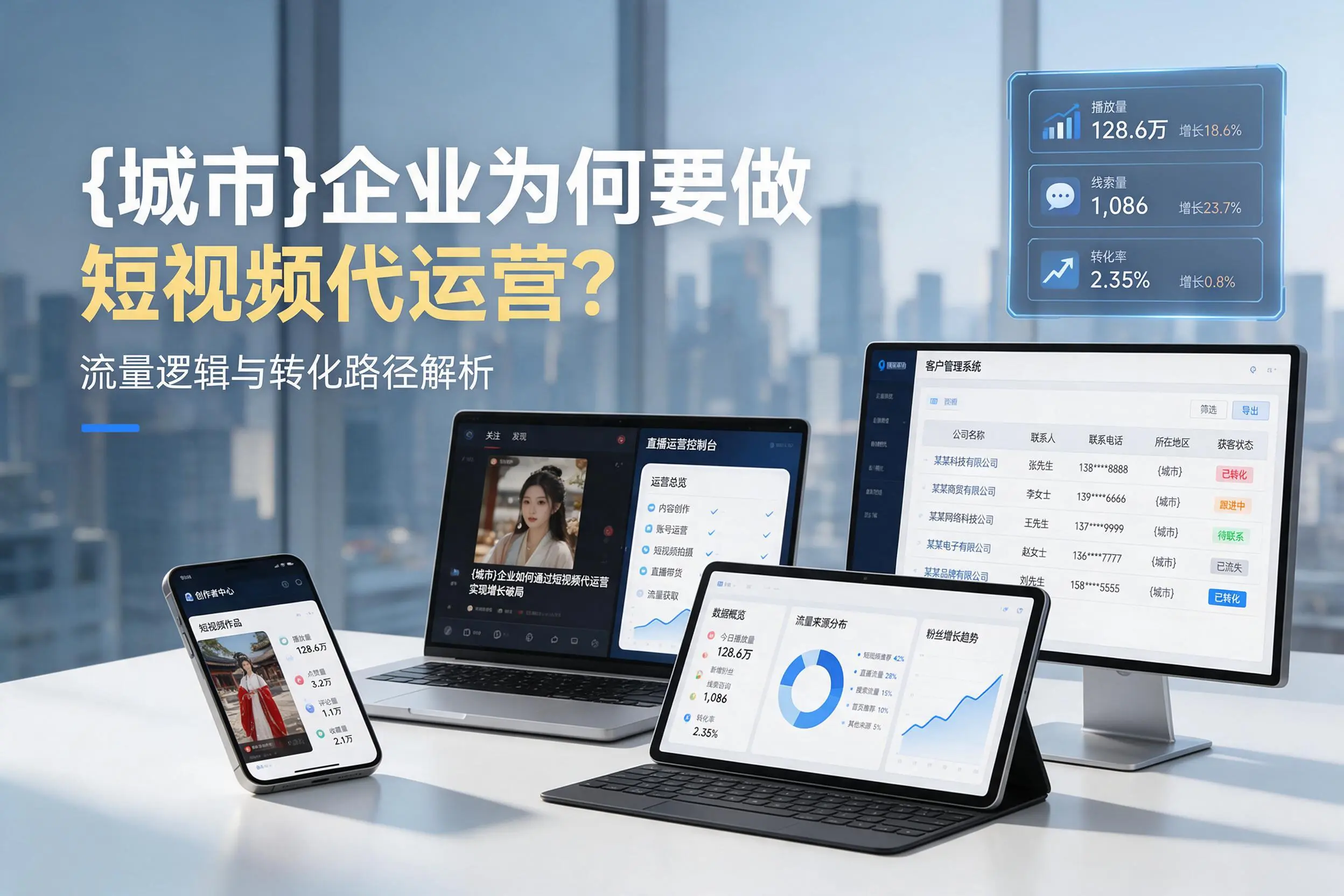 四平企业为何要做短视频代运营?流量逻辑与转化路径解析