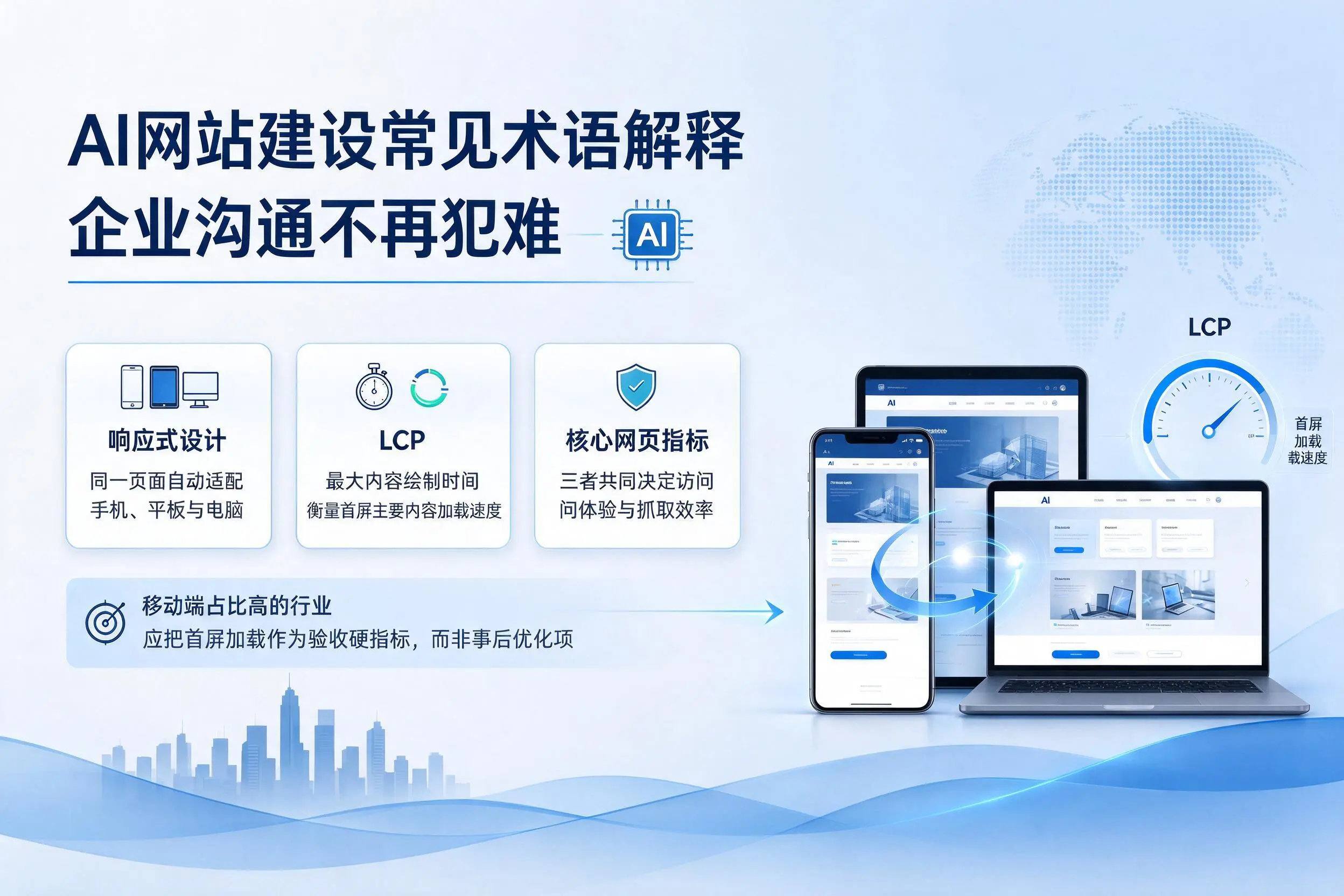 AI网站建设常见术语解释，四平企业沟通不再犯难