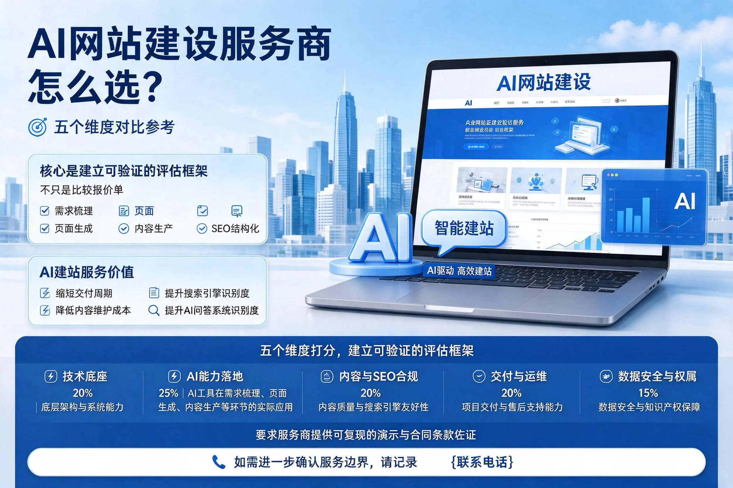 四平AI网站建设服务商怎么选？五个维度对比参考
