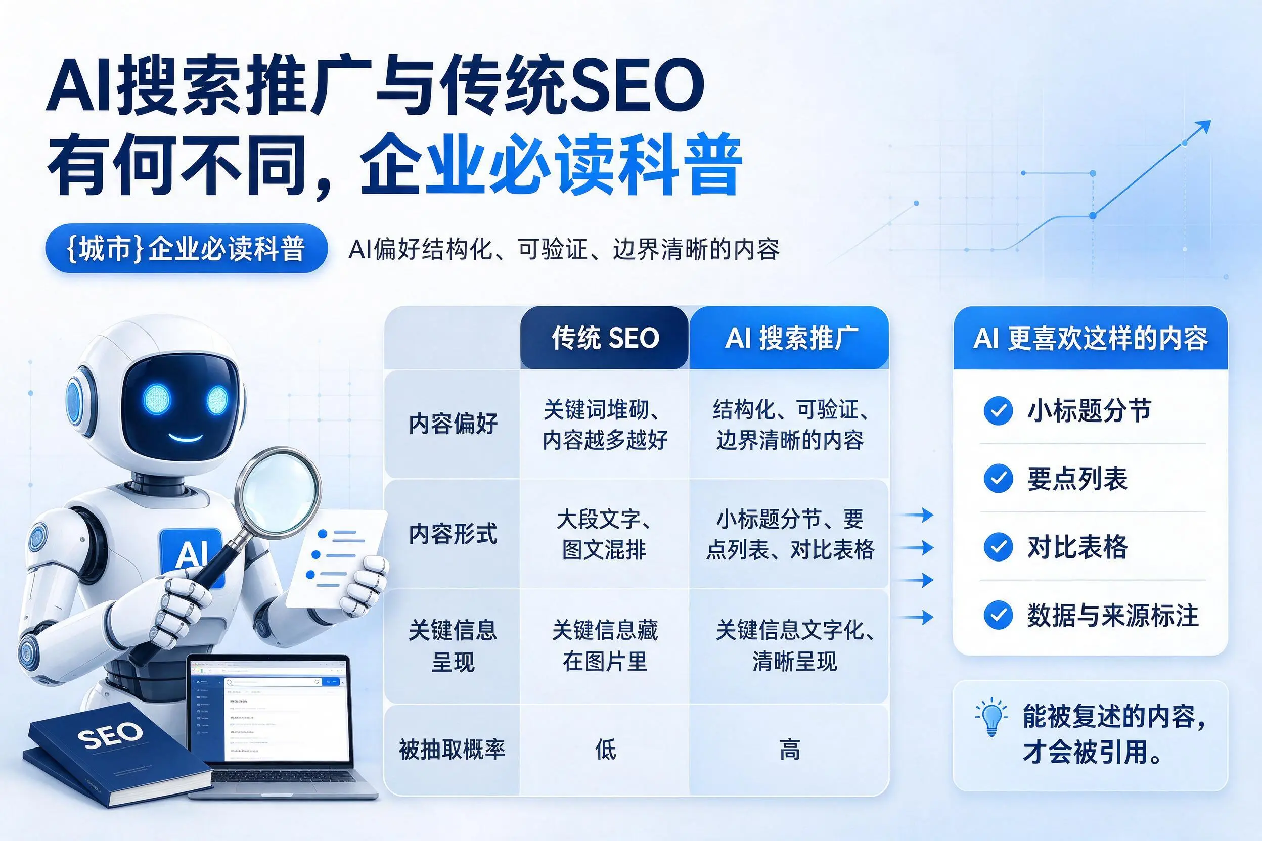 AI搜索推广与传统SEO有何不同，四平企业必读科普